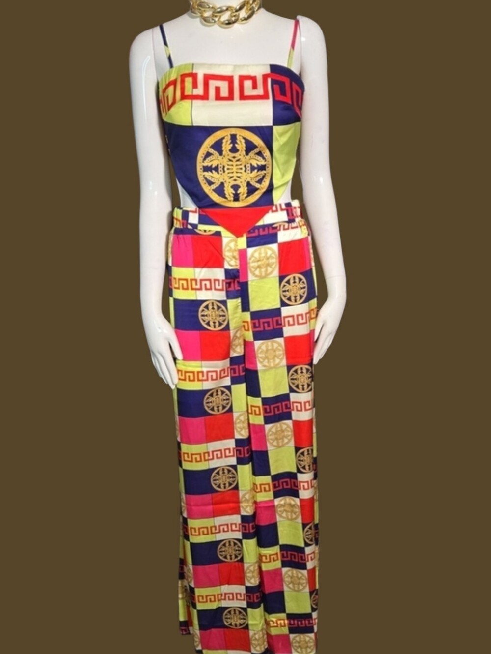 2 PC Colorful Set Top/Pants